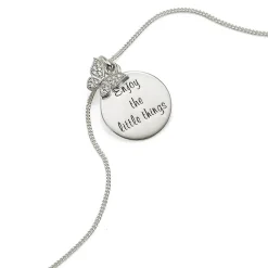 Outlet Pendentif en Argent Plaisir Simple Colliers Et Pendentifs