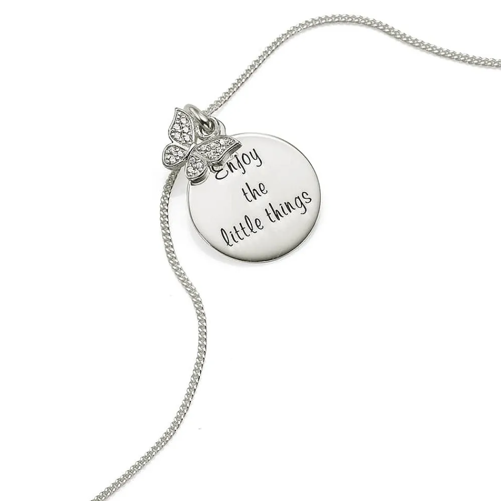 Outlet Pendentif en Argent Plaisir Simple Colliers Et Pendentifs