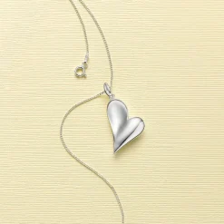 Sale Pendentif en Argent Pris à Cœur Colliers Et Pendentifs