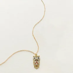 Store Pendentif Sagesse du Hibou Colliers Et Pendentifs