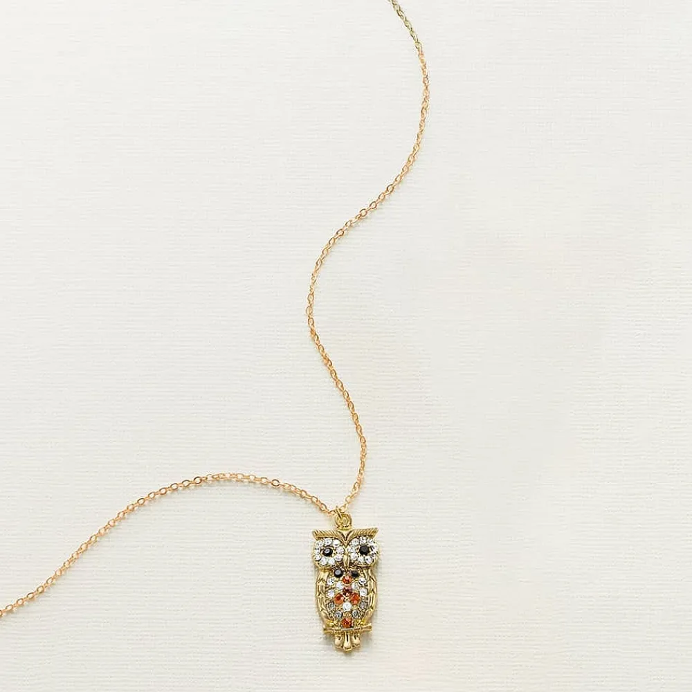 Store Pendentif Sagesse du Hibou Colliers Et Pendentifs