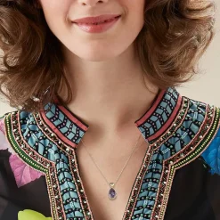 Clearance Pendentif Un Œil Pour l’Améthyste Colliers Et Pendentifs