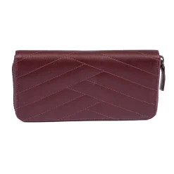 Cheap Portefeuille en Cuir Émotion Sangria Sacs | Portefeuilles & Porte-monnaie