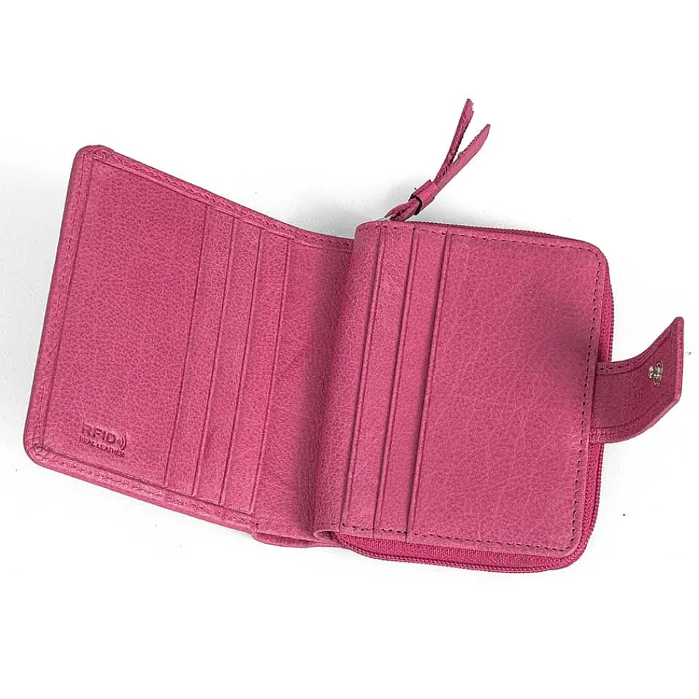 Sale Porte-monnaie en Cuir Particulièrement Rose Sacs | Portefeuilles & Porte-monnaie