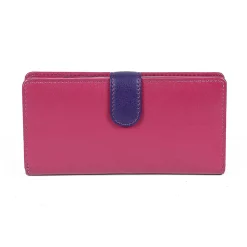 Cheap Porte-monnaie en Cuir Rose Chatoyant Sacs | Portefeuilles & Porte-monnaie