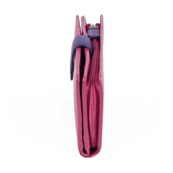 Cheap Porte-monnaie en Cuir Rose Chatoyant Sacs | Portefeuilles & Porte-monnaie