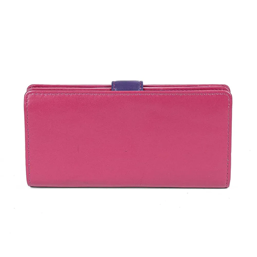 Cheap Porte-monnaie en Cuir Rose Chatoyant Sacs | Portefeuilles & Porte-monnaie