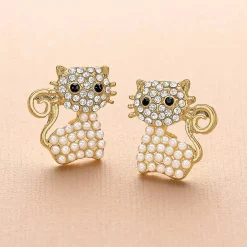 Best Sale Puces Chat Ronronnant Boucles D'oreilles