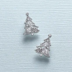 Sale Puces en Argent La Saison des Guirlandes Boucles D'oreilles