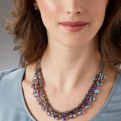 Outlet Puces en Perles Paon de Perfection Boucles D'oreilles