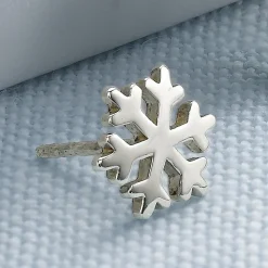 Best Sale Puces Flocon de Neige Boucles D'oreilles