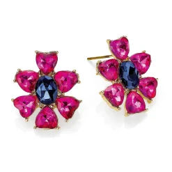 Best Sale Puces Fuchsia Regards sur Moi Boucles D'oreilles