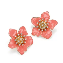 Sale Puces Gaieté Florale Boucles D'oreilles
