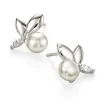 New Puces Pétale de Perle Boucles D'oreilles