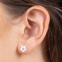 Hot Puces Pétales en Perle Boucles D'oreilles