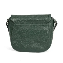 Store Sac Bandoulière en Cuir Attirée Par le Vert Sacs | Sacs Portés Travers