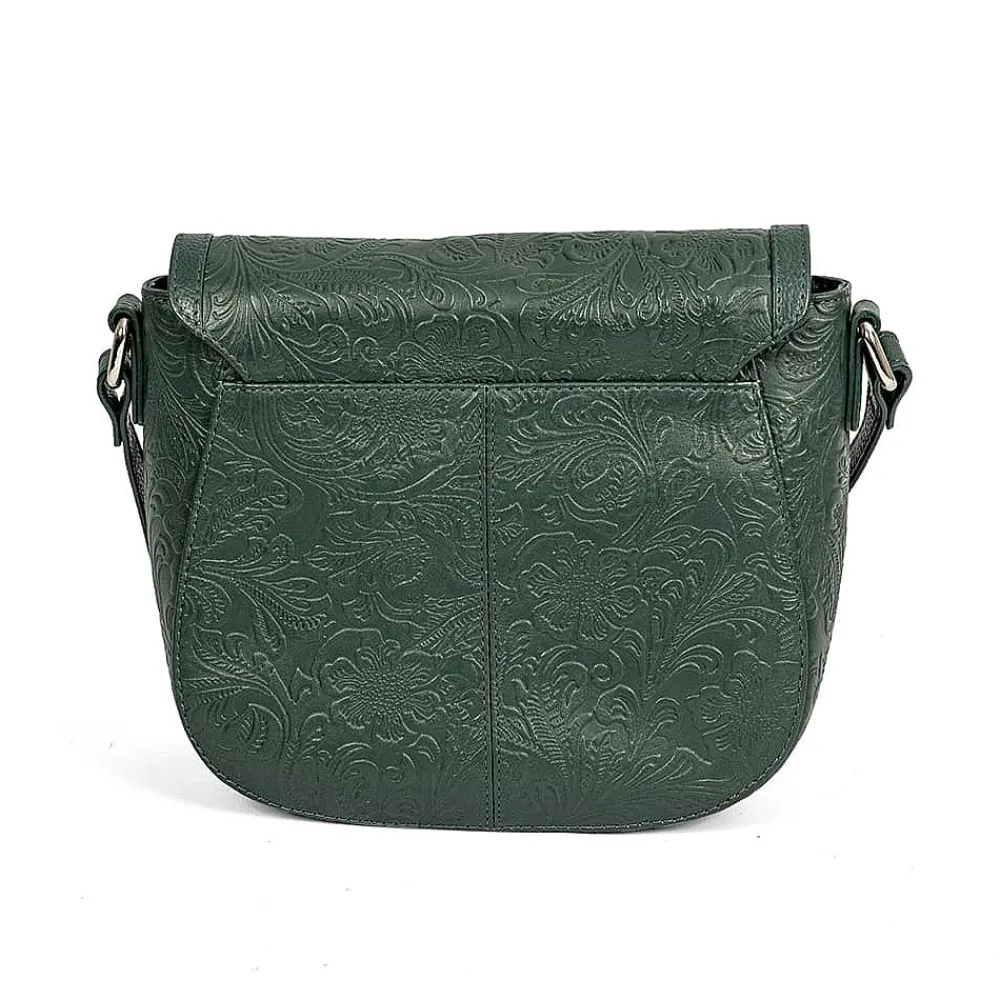 Store Sac Bandoulière en Cuir Attirée Par le Vert Sacs | Sacs Portés Travers