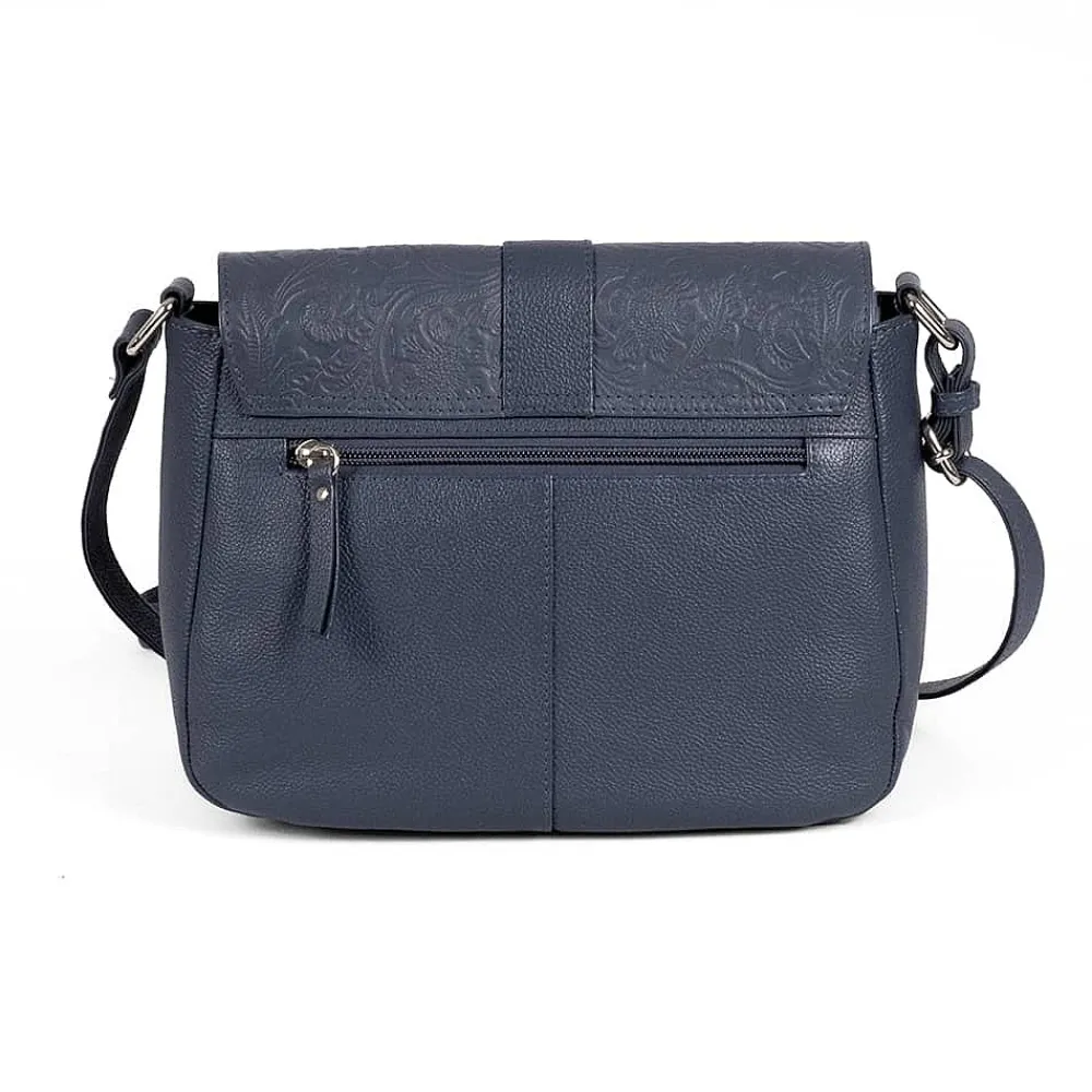 Outlet Sac Bandoulière en Cuir Délicatement Denim Sacs | Sacs Portés Travers