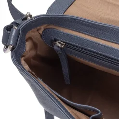 Outlet Sac Bandoulière en Cuir Délicatement Denim Sacs | Sacs Portés Travers