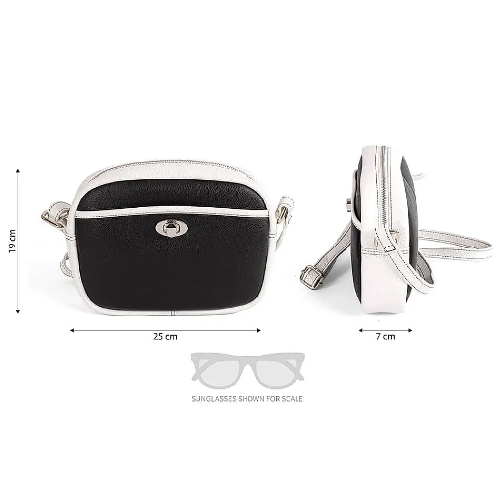 Sale Sac bandoulière en Cuir En Monochrome Sacs | Sacs Portés Travers