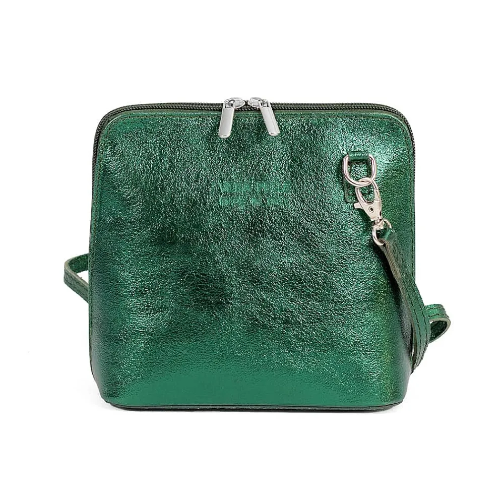 Cheap Sac Bandoulière en Cuir Lueur de Vert Sacs | Sacs Portés Travers