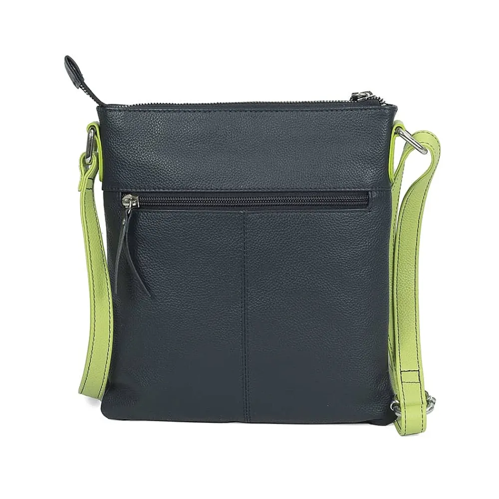 New Sac Bandoulière en Cuir Marine Gestes Audacieux Sacs | Sacs Portés Travers