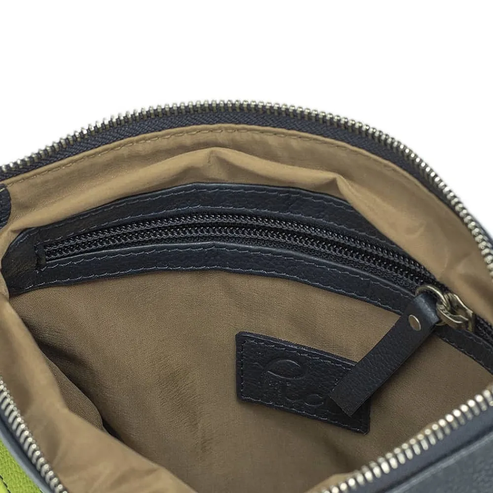 New Sac Bandoulière en Cuir Marine Gestes Audacieux Sacs | Sacs Portés Travers
