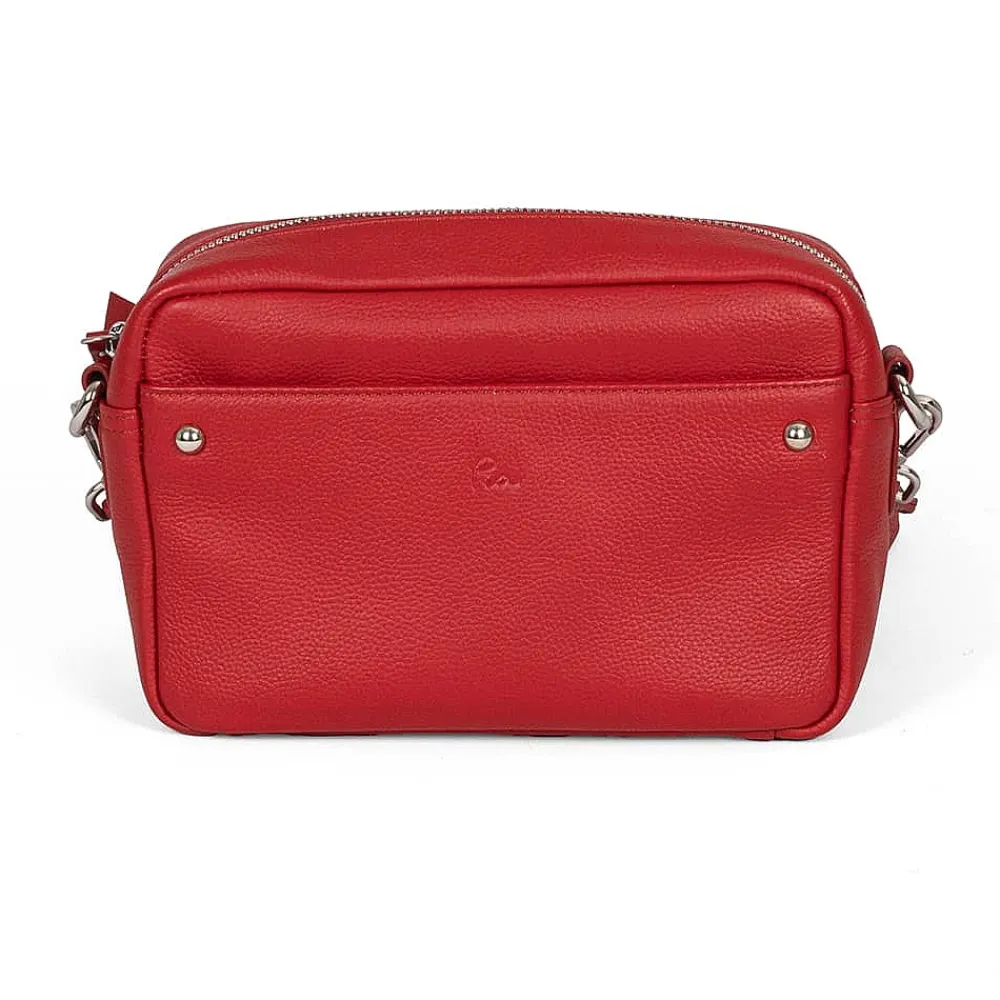 Outlet Sac Bandoulière en Cuir Rouge Doucement Sacs | Sacs Portés Travers