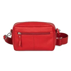 Outlet Sac Bandoulière en Cuir Rouge Doucement Sacs | Sacs Portés Travers