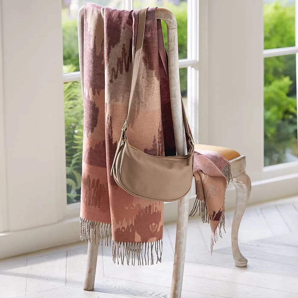 Hot Sac Bandoulière en Cuir Taupe Bon Voyage Sacs | Sacs Portés Travers