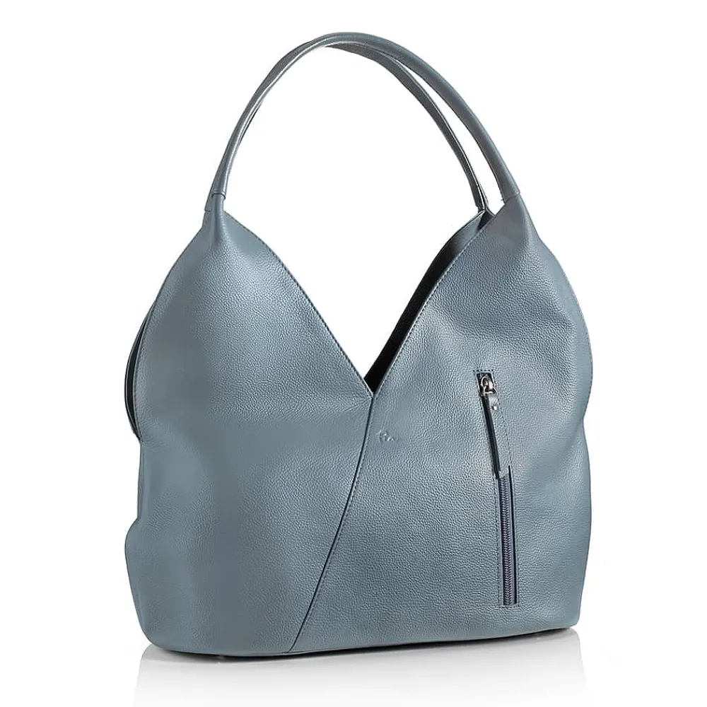 New Sac en Cuir Denim Tulipe Sacs | Sacs À Main