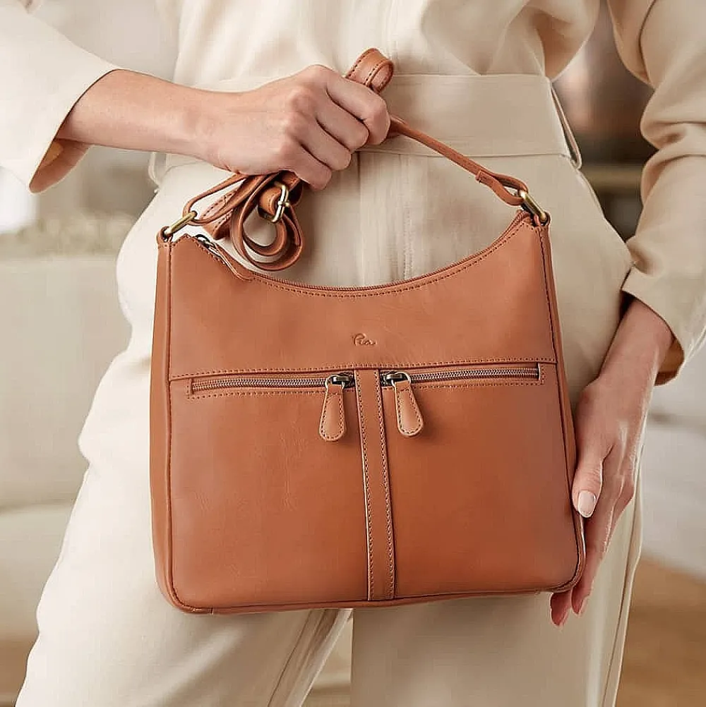 Shop Sac en Cuir Fauve Crépuscule Terre de Sienne Sacs | Sacs À Main