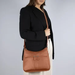 Shop Sac en Cuir Fauve Crépuscule Terre de Sienne Sacs | Sacs À Main