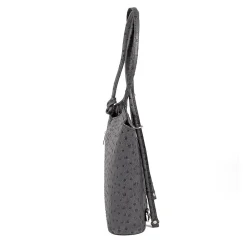 New Sac en Cuir Gris Élégamment Gaufrés Sacs | Sacs À Main