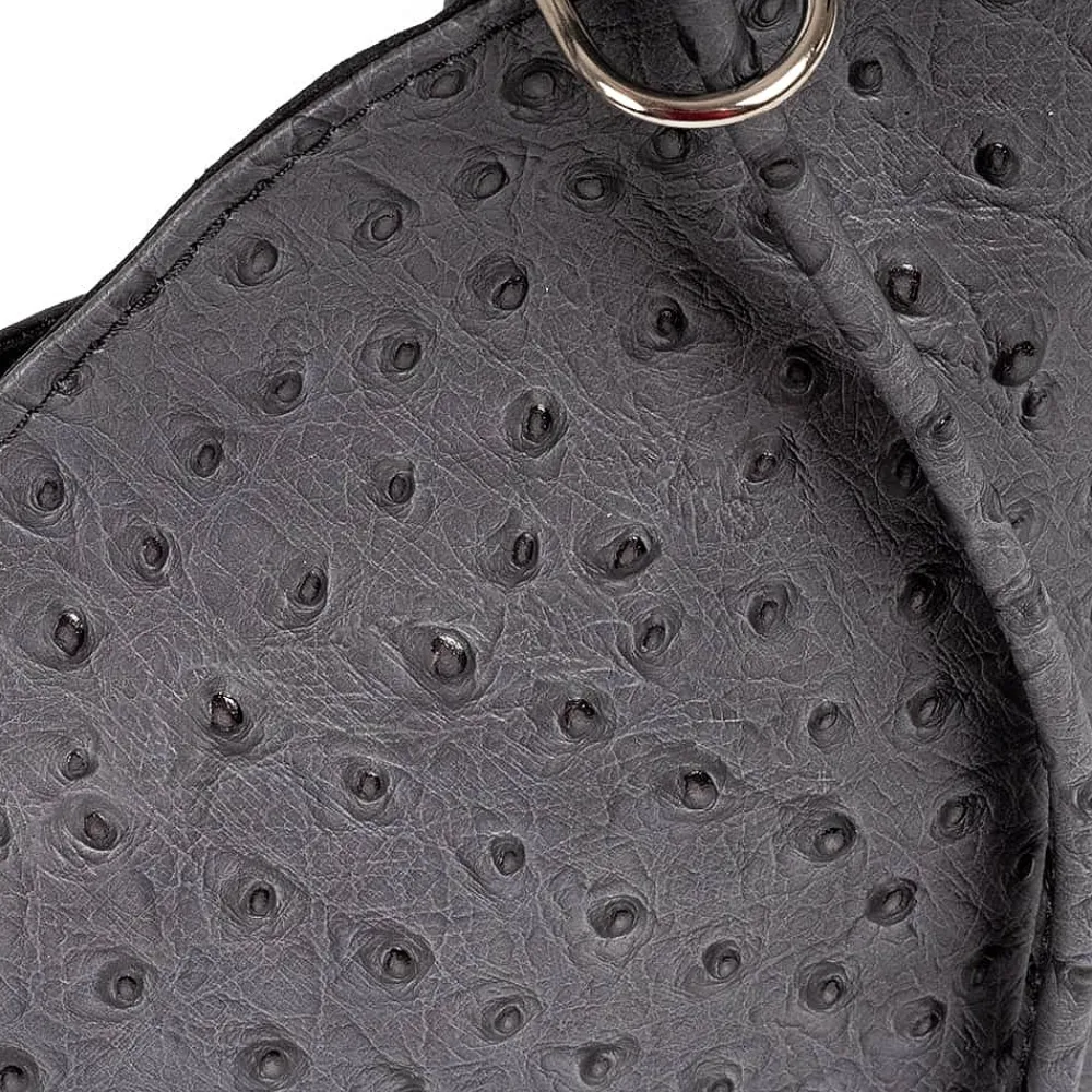 New Sac en Cuir Gris Élégamment Gaufrés Sacs | Sacs À Main