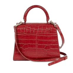 Discount Sac en Cuir Rouge Élégante Intention Sacs | Sacs À Main
