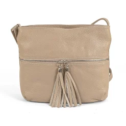 Flash Sale Sac en Cuir Taupe Paisible Sacs | Sacs À Main