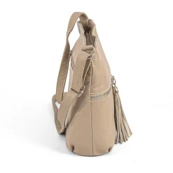 Flash Sale Sac en Cuir Taupe Paisible Sacs | Sacs À Main