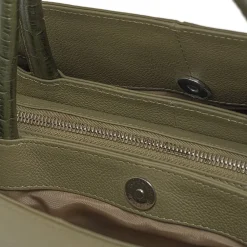 Store Sac en Cuir Un Penchant Pour le Vert Olive Sacs | Sacs À Main