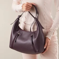 New Sac en Cuir Violet Vivace Sacs | Sacs À Main