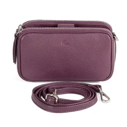 Clearance Sac Polyvalent en Cuir Violet Éternel Sacs
