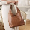 Best Sac Souple en Cuir Fauve Intemporel Sacs | Sacs À Main